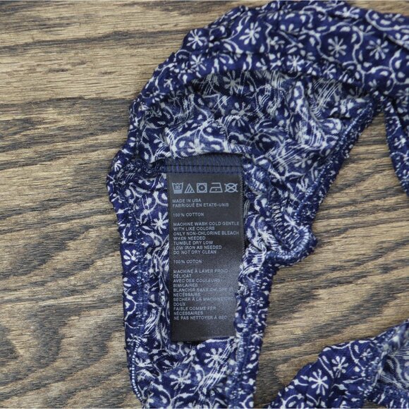 NWT Urban Renewal Bandeau Tube Top Elastic Lightweight 47378021 Navy Blue XS - Picture 5 of 6